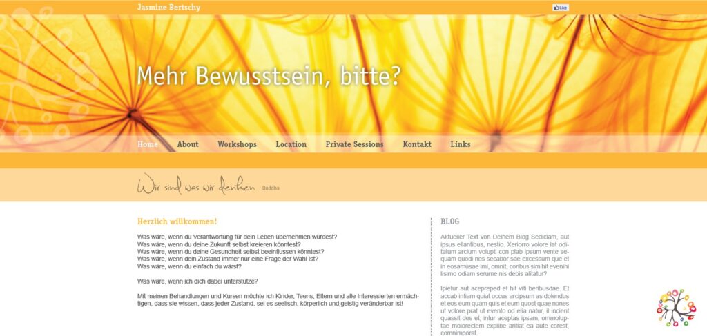 Webdesign von Internetgrafik