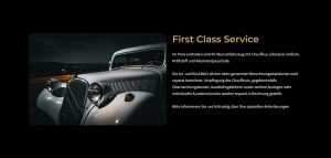 Webdesign Winterthur für First Class Services Stretch Limousinen