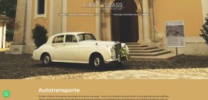 Webdesign Winterthur für First Class Services Stretch Limousinen
