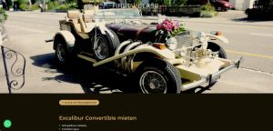 Webdesign Winterthur für First Class Services Stretch Limousinen