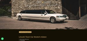 Webdesign Winterthur für First Class Services Stretch Limousinen