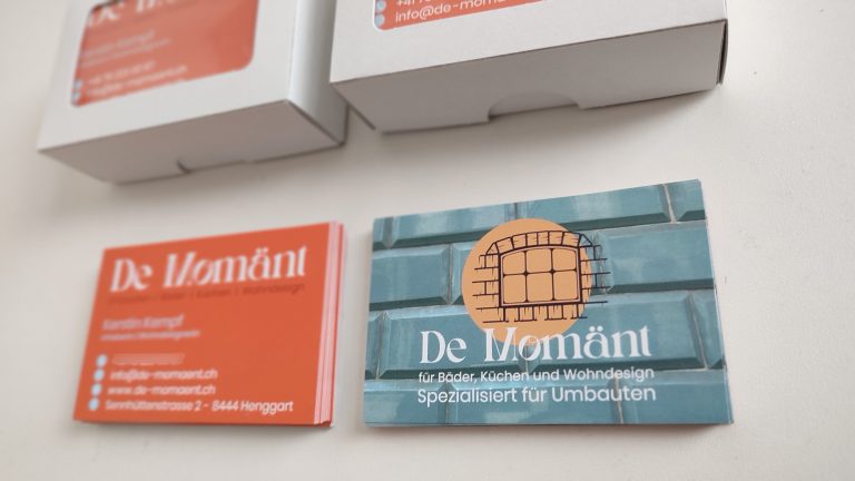 Grafiker Winterthur Visitenkarten erstellen