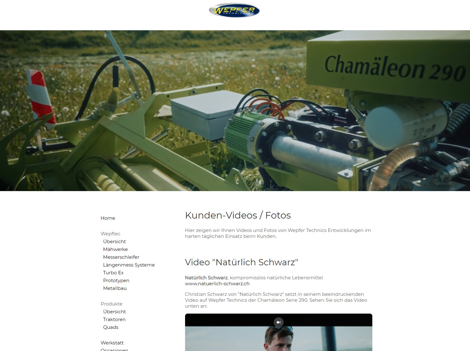 Webdesigner Winterthur Wepfer Technics